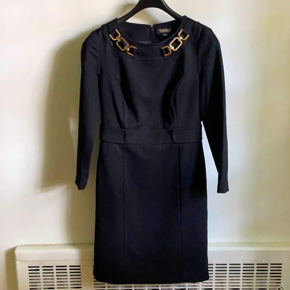 Scofield British Heritage Black Dress, Size XXS